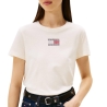 T-Shirt Blanc Femme Tommy Hilfiger DW0DW21965