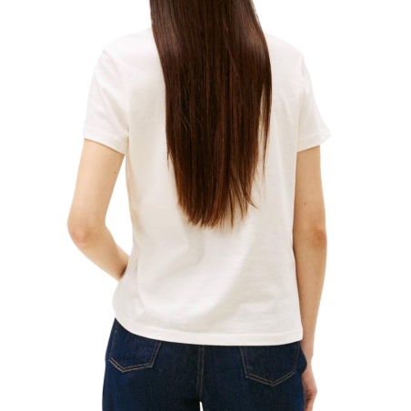 T-Shirt Blanc Femme Tommy Hilfiger DW0DW21965