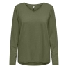 T-shirt Kaki Femme Only Harly ML