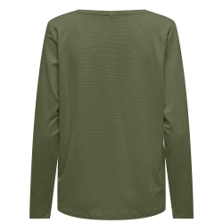 T-shirt Kaki Femme Only Harly ML