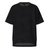 T-Shirt Gris/Vert Femme Pieces Celoise