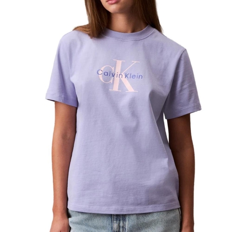 T-Shirt Mauve Femme Calvin Klein Jeans Hero