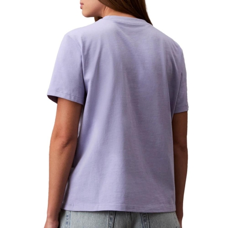 T-Shirt Mauve Femme Calvin Klein Jeans Hero