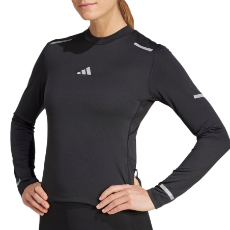 T-Shirt de Running Noir Femme Adidas Ultimate