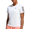 T-Shirt Blanc/Noir Femme Adidas Own