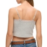 Top Gris Femme Superdry Vintage Lace Cami