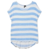 T-Shirt Rayure Bleu/Blanc Femme Vero Moda Wide Stripe