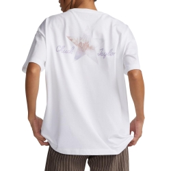 T-shirt Blanc Femme Converse Chuck Taylor Infill