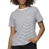 T-shirt Blanc à rayures Femme Pieces Ria