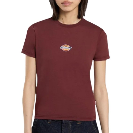 T-Shirt Rouge Femme Dickies Maple