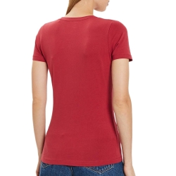 T-Shirt Rouge Femme Pepe jeansNew Virginias