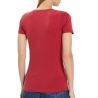 T-Shirt Rouge Femme Pepe jeansNew Virginias