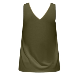 Débardeur Kaki Femme JDY Lurex