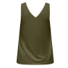 Débardeur Kaki Femme JDY Lurex