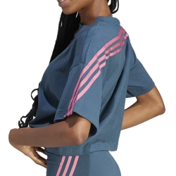 T-shirt Bleu Femme Adidas IL3063
