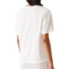 T-shirt Blanc Femme Lacoste Farine