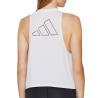 Débardeur de Sport Blanc Femme Adidas Run icons