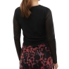 T-Shirt Manches Longues Noir Femme Mamalicious Lellis
