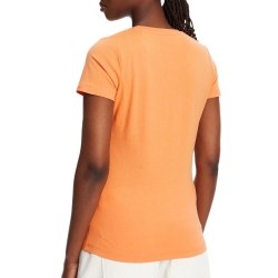 T-Shirt Orange Femme Pepe jeansNew Virginia