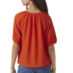 T-shirt Rouge Femme Vero Moda Kassi