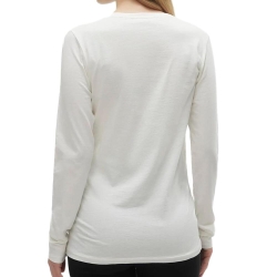 T-shirt Manches Longues Beige Femme Mamalicious Hoho