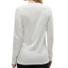 T-shirt Manches Longues Beige Femme Mamalicious Hoho