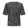 T-Shirt Noir/Blanc Femme JDY Debbie