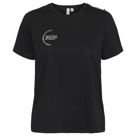 T-shirt Noir Femme Vero Moda Vita