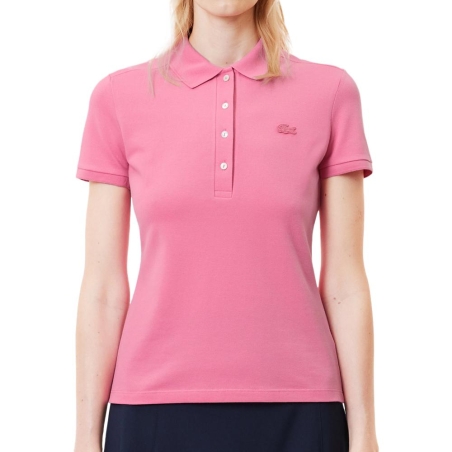 Polo Rose Femme Lacoste PF5462