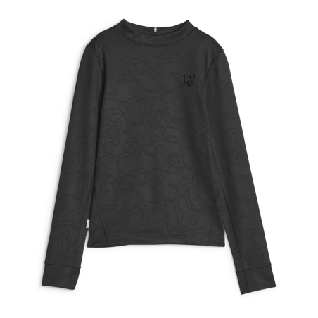 T-shirt Noir Femme Puma Infuse Long Sleeve