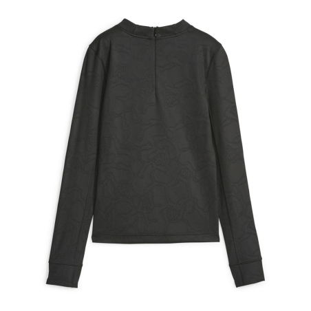 T-shirt Noir Femme Puma Infuse Long Sleeve