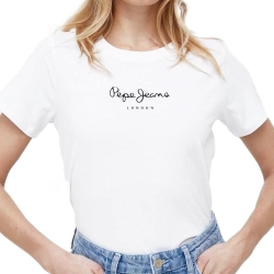 T-shirt Blanc Femme Pepe jeans Wendy