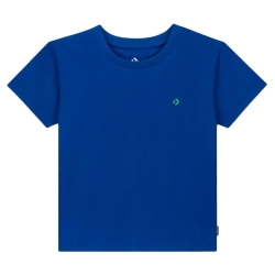 T-Shirt Bleu Femme Converse Jersey