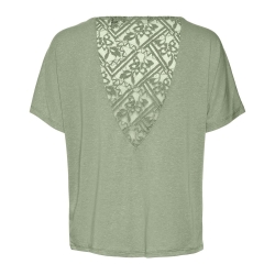 T-shirt Vert Dentelle Femme Vero Moda Marijune