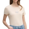 T-shirt Beige Femme Calvin Klein Jeans Gradient