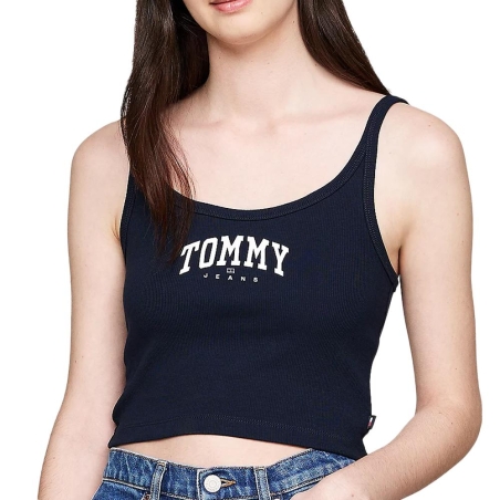 Débardeur Marine Femme Tommy Hilfiger Varsity