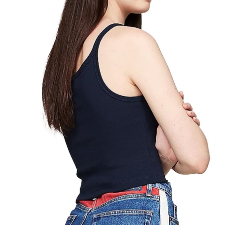 Débardeur Marine Femme Tommy Hilfiger Varsity