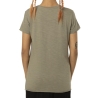 T-shirt Kaki Femme Von Dutch Slub