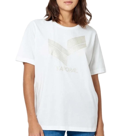 T-Shirt Blanc Femme Kaporal JOGO