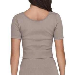 Top Taupe Femme Only Jaia