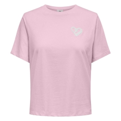 T-Shirt Rose Femme JDY Felisa Towel