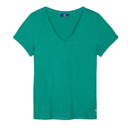 T-shirt Vert Femme TBS ADINATEE