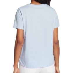 T-shirt Bleu Femme Pepe Jeans Wendy Chest