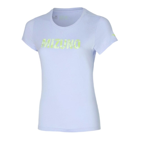 T-shirt Bleu Femme technique Mizuno Athletic K2GA2202-03