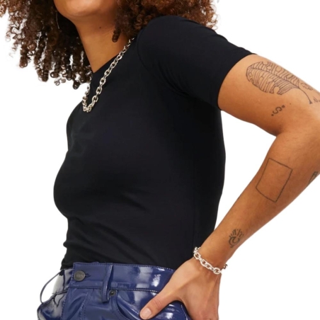 T-shirt Noir Femme JJXX Evelin
