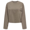 T-Shirt Manches Longues Marron Femme JDY Washed