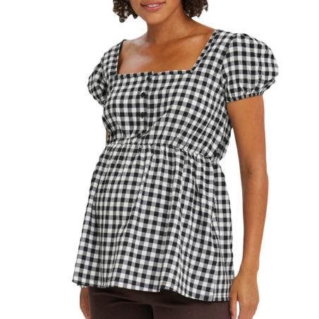 Top Noir/Blanc Femme Mamalicious Lemma