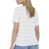 T-Shirt Blanc/Bleu Clair Femme JDY Eve