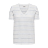 T-Shirt Blanc/Bleu Clair Femme JDY Eve