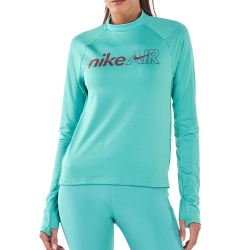 T-shirt Turquoise Femme Nike Midlayer